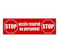 Accès Réserve (30x9cm) - Sticker/Autocollant