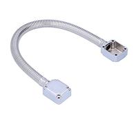Access Control Cable, Stainless Steel Armored Door Loop Cable Protector Door Wire Conduit Exposed Mount Wire Protective Tube Armored Door Cord for Access Control System