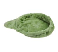 Accessoire Arbre Chat Hamac, Lit de Sieste Vert, Installation Facile | Surface Douce en Lint, Anneau Acier, Support Stable, Entretien Simple, pour Chats et Chatons
