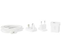 Accessoire certifié Arlo Câble de Recharge Magnétique - Blanc - Compatible avec les caméras Arlo Pro 3/Ultra - Intérieur - Câble de 2.4m - VMA5000C
