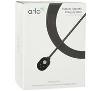 Accessoire certifié Arlo Câble de Recharge Magnétique - Noir - Compatible avec les caméras Arlo Pro 3/Ultra - extérieur - résistant aux intempéries - Câble de 7.6m - VMA5601C