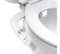 Accessoire de bidet pour toilette, ultra-plat, avec double buse, en chrome