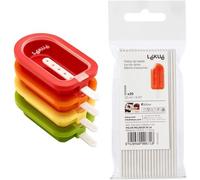 Accessoire De Cuisine Lekue Pack De 20 Batonnets Reutilisables Pour Moules A Glaces