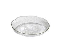 Accessoire de cuisine moderne Assiette de fruits en verre, assiette décorative, collation for la maison, bonbons(Petit)