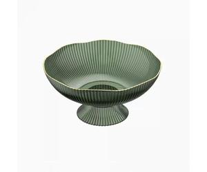Accessoire de cuisine moderne Plateau à fruits, grand égouttoir, lave-vaisselle domestique, plateau collation, bonbons, transparent/vert(Green)