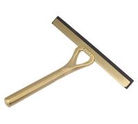 Accessoire de nettoyage en acier inoxydable - Grattoir pour carrelage de salle de bain - Raclette pour douche extensible - Poignée antidérapante - Multifonctionnel - Livré avec un crochet de fixation