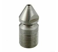 Accessoire de nettoyeur haute pression 9 buses de nettoyage d'égout, embout rotatif mâle en acier inoxydable de 1,9 cm pour le nettoyage des canalisations et le déboucheur de tuyau