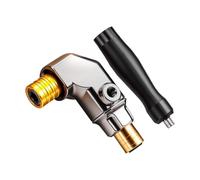 Accessoire de perçage à angle droit extension flexible en de zinc pour | Adaptateur à Angle Droit pour nettoyage et detailing de voiture, outil électroportatif, espaces restre
