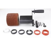 Accessoire de polissage pour bois, métal, acier inoxydable, diamètre 120 x 100, avec brosse en fibres