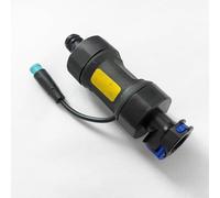 Accessoire de robinet générateur de débit d'eau à affichage numérique | Moniteur de débit hydroélectrique en temps réel en plastique pour évier et douche standard Décoration de salle de bain