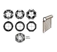 Accessoire de volet - SOMFY - Kit MENUISE - Motorisation rapide - Compatible avec tubes ZF64, F2000, Octo 60