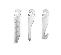 Accessoire d'outil multifonction Roxon FT09 pour le modèle Flex | Outils interchangeables, kit de 3 pièces incluant : coupe-corde, lime/règle/tournevis plat et tournevis cruciforme