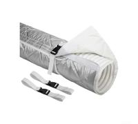Accessoire joint de fenêtre AC : manchon de tuyau isotherme 150 x 58 cm pour climatiseur portable pour arrêter le reflux d'air chaud (fermeture éclair)