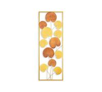 Accessoire mural décoratif fait à la main en métal, 32 x 90 cm, 100% métal (1,5 mm), design unique peint à la main, parfait pour la décoration de la maison et les murs d'accentuation