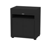 Meuble de cuisine extérieure LE MARQUIER avec tablette 80 x 55 cm noir