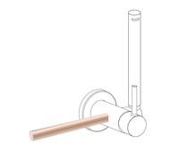 Accessoire porte-serviettes pour robinet avec douche pour WC Support Or Rose Mat 24K - TRES 03412401OPM