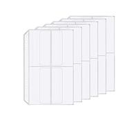 Accessoire pour classeur à anneaux en D Pochettes perforées Séparateur Règle Onglet Index (Quatre poches, A5)