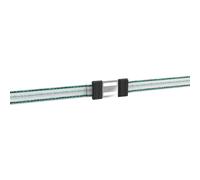 Accessoire pour clôture connecteur ruban jusqu'a 20 mm inoxable Ako Litzclip (x5) Argenté TU