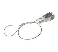 Accessoire pour clôture tendeur de fil de fer métal avec isolateur et fil Ako Argenté TU
