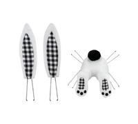 Accessoire pour couronne de lapin de Pâques - 150 g | Décoration pour cul et oreilles de lapin | Ornement pour porte à ressort | Porte d'entrée décorations de Noël pour intérieur et extérieur |