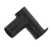 Accessoire pour Portant à Vêtements, Noir Connecteur D’angle à Double | Plastique Robuste, Installation Simple et Fixation Sûre, pour Séchage Intérieur ou Extérieur, Tube de Penderie