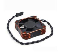 Accessoire Voiture RC pour Fusée 1/10 1/12 1/8 Ventilateur Refroidissement Moteur 35mm 21000 TR/Min Accessoires Mise À Niveau sans Balais Voiture Rc Pièces Réparation(Orange)