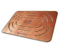 Accessoires Castelmerlino pour la douche, en contreplaqué marin, couleur naturelle, dimensions 78 x 52 cm