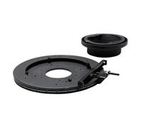 Accessoires cheminée Austroflamm - Ensemble du plateau tournant Lounge Xtra pour le raccordement a l'air extérieur, ci-dessous