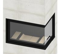 Accessoires cheminée Brunner - Revêtement de chambre de combustion en fonte pour BSK Eck 42-66-42