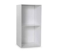 Accessoires cheminée - CB-tec - Étagère en bois blanc, 40 x 80 cm
