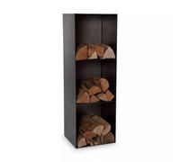 Accessoires cheminée - CB-tec - Étagère en bois Noir, 40 x 120 cm