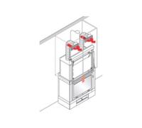 Accessoires cheminée Edilkamin - KIT UNO lanc mat
