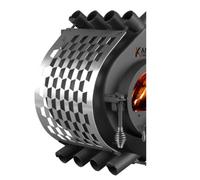 Accessoires cheminée Kanuk - Revêtement latéral pour Kanuk Original 10 kW and 13 kW Trapez Edelstahl
