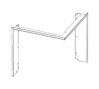 Accessoires cheminée Leda - Panneaux d'avant pour KALA S für KALA S US, 3-teilig
