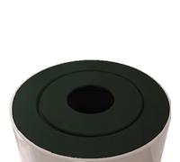 Accessoires cheminée Leda - Plaque supérieure en fonte, émaillée vert foncé
