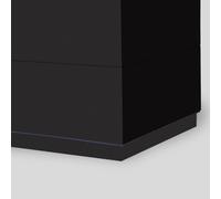 Accessoires cheminée Neocube - Panneau de socle pour Neocube P, C, F-Modelle Black & White Edition