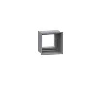 Accessoires cheminée Schmid - Foyer extérieur pour poêle en faïence - Steel