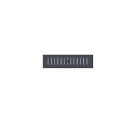 Accessoires cheminée Schmid - Grille d'aération, 420 x 110 mm pour poêle en faïence