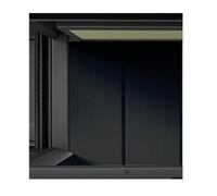 Accessoires cheminée Schmid - Revêtement du foyer pour insert bois Ekko U Anthracite