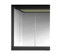Accessoires cheminée Schmid - Revêtement du foyer pour insert bois Ekko U Blanc premium (Standard)