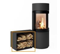 Accessoires cheminée Spartherm - Compartiment latéral en bois gauche / droit pour Passo XS