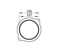 Accessoires cheminée Spartherm - Raccordement du gaz de chauffage Ø 145 mm