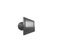Accessoires cheminée Wodtke - Grille d'air extérieur type A Acier inoxydable 230 x 230 mm