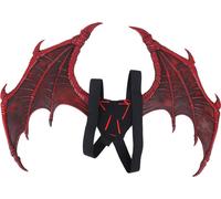 Accessoires d'ailes de cerf-volant, décoration de fête, carnaval, cosplay, ailes de costume pour Halloween, rouge