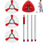 Accessoires de balai à franges télescopiques en microfibre pour Vileda Turbo avec 1 housse de rechange pour nettoyer le sol