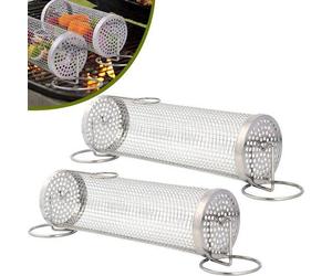 Accessoires de barbecue en acier inoxydable pour l'extérieur, légumes, poisson, viande, 30 x 9 x 9 cm
