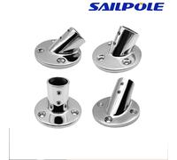 Accessoires de bateau à montage à Base ronde, Tube de 22 25 32mm, tuyau marin en acier inoxydable 316, main courante de pont, montage sur Rail 90 degree