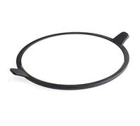Accessoires de gril tepro insert pour pierre à pizza, pierre à pizza en cordiérite d'environ 28,5 cm Ø, grille dans le système de grille d'environ 57 cm Ø