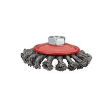 Accessoires de perçage à brosse métallique, Roue de brosse abrasive en acier inoxydable 4 pouces for meuleuse d'établi, 5/8-11 et M14(1pc 95mm,M14)