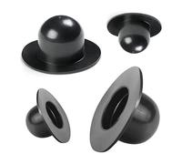 Accessoires de piscine, support de tube, bouchon de valve mural de piscine, bouchon de filtre, bouchon souple noir, 4 pièces